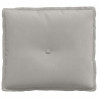 Cojín de Espalda Gris Claro 50 x 45 cm Tela de microfibra 5