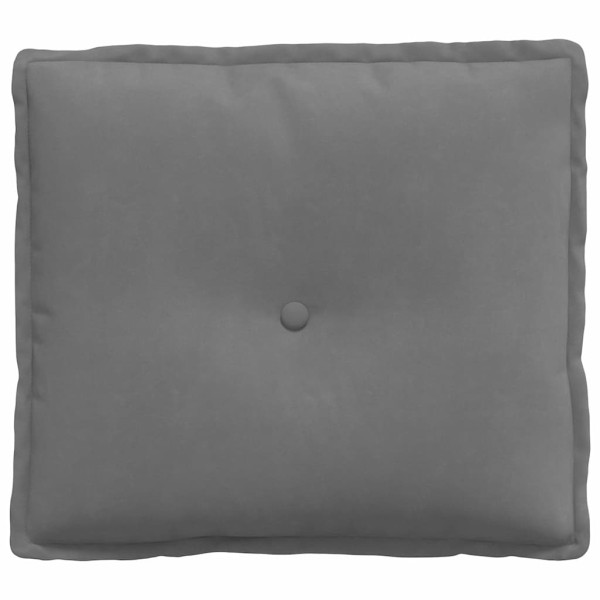 Cojín de Espalda Gris oscuro 50 x 45 cm Tela de microfibra M 5