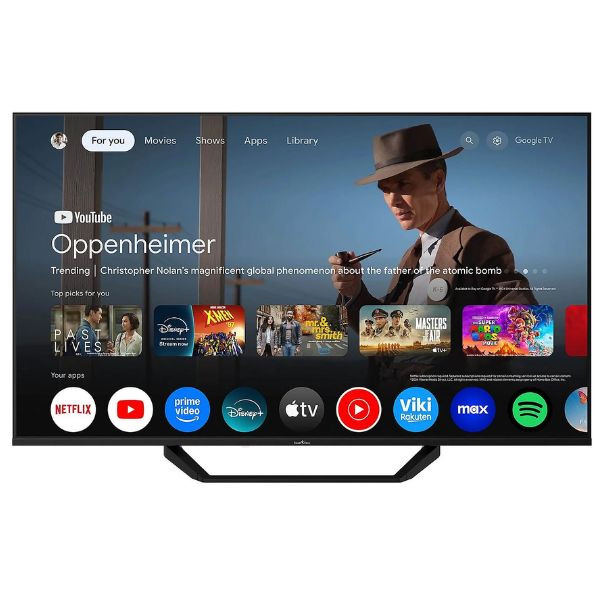 Smart TV SMART TECH 55" QLED 4K UHD 55QG06K2 negro D