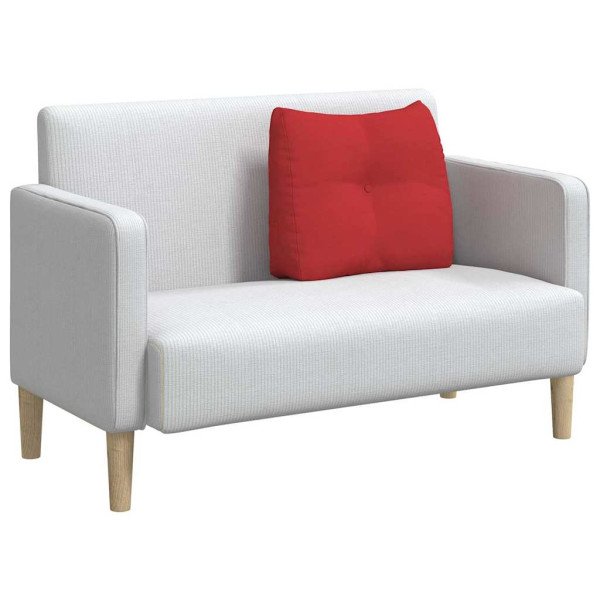 Cojín de Espalda Rojo 60 x 24 x 50 cm tela M 3