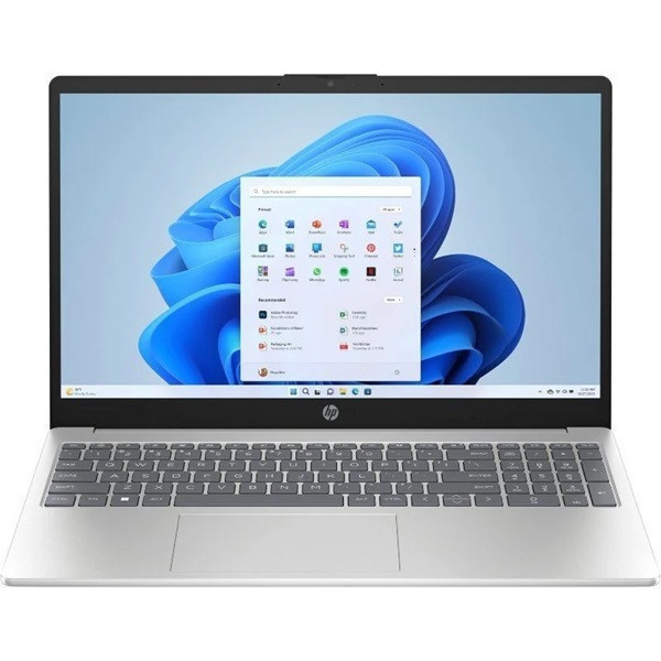 HP 15.6" Intel N100 8GB RAM 256GB 15-FD0329NS plata D