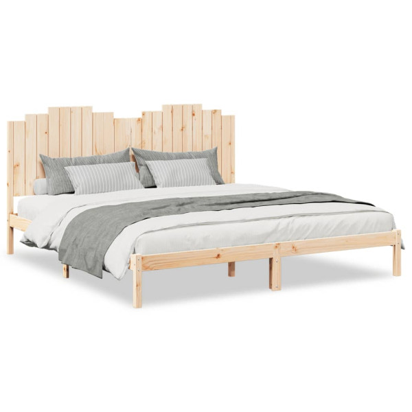 Cama extralarga sin colchón madera maciza 200x210 cm M 2
