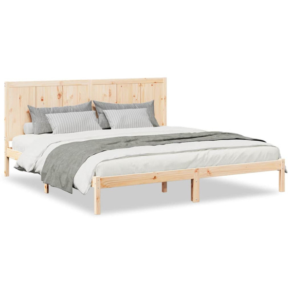 Cama extralarga sin colchón madera maciza 200x210 cm M 2