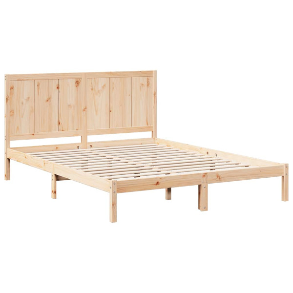 Cama extralarga sin colchón madera maciza 200x210 cm M 3