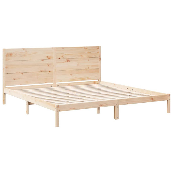 Cama extralarga sin colchón madera maciza 200x210 cm M 3