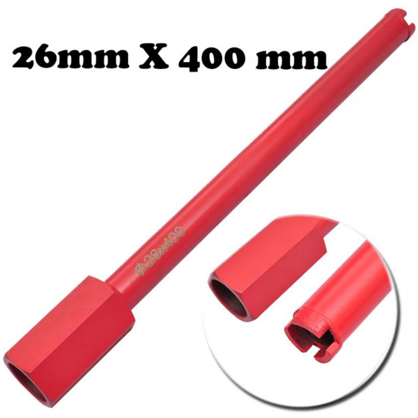 Broca de núcleo de diamante 26 mm x 400 mm M 4