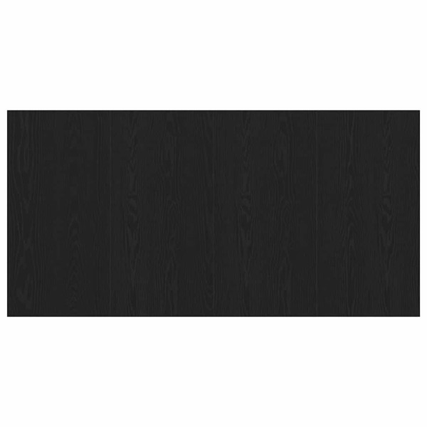 Cabecero de cama con mesitas con cajón 3 pcs Roble Negro M 5