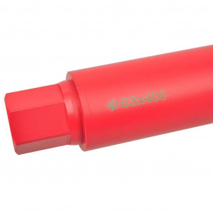 Broca de núcleo de diamante 63 mm x 400 mm H