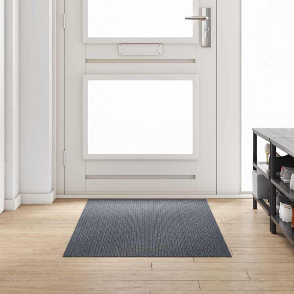 Runner de Alfombra Gris 80 x 200 cm tela D