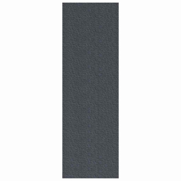 Runner de Alfombra Gris 80 x 250 cm tela M 2