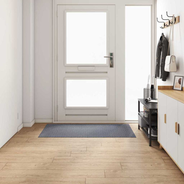 Runner de Alfombra Gris Claro 80 x 150 cm tela M 3