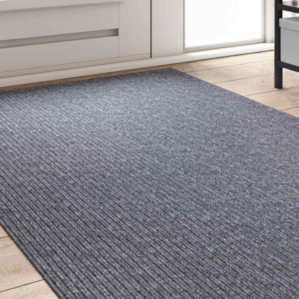 Runner de Alfombra Gris Claro 100 x 250 cm tela M 3
