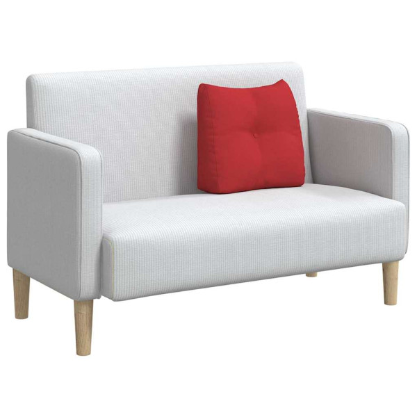 Cojín de Espalda Rojo 45 x 24 x 50 cm tela M 3