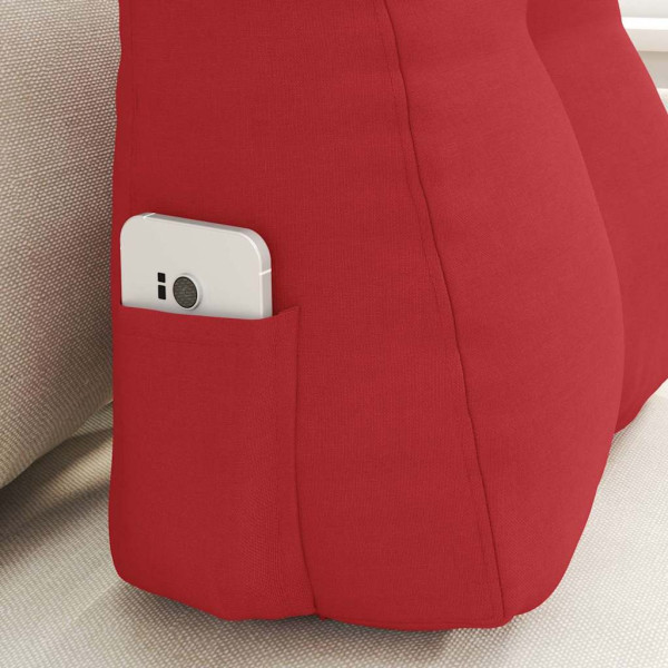 Cojín de Espalda Rojo 45 x 24 x 50 cm tela M 5