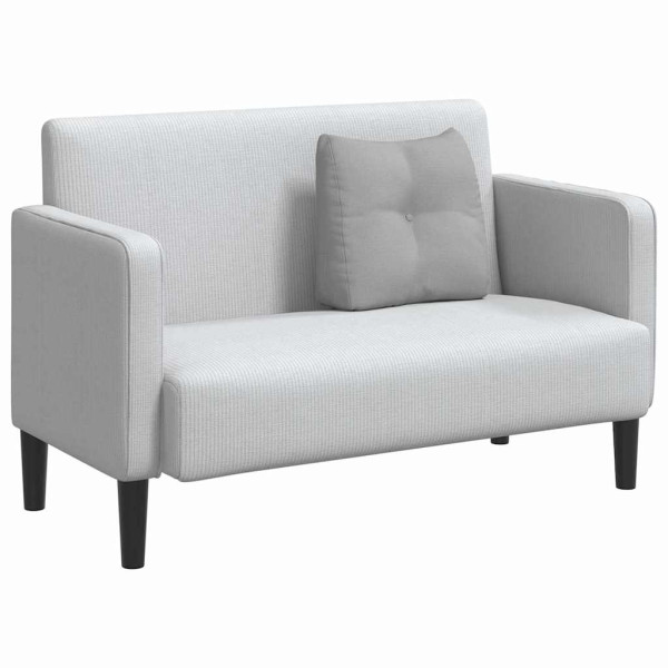 Cojín de Espalda Gris Nube 45 x 24 x 50 cm tela M 3