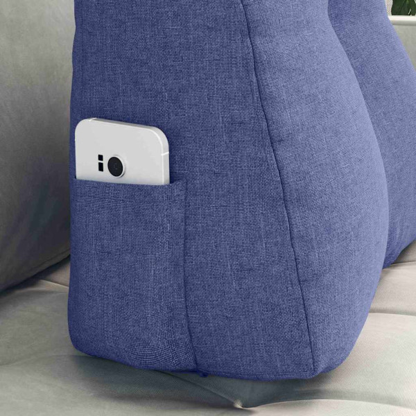 Cojín de Espalda Azul jeans 45 x 24 x 50 cm tela M 5