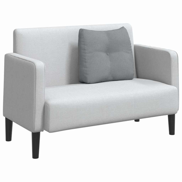 Cojín de Espalda Gris Claro 60 x 24 x 50 cm tela M 3