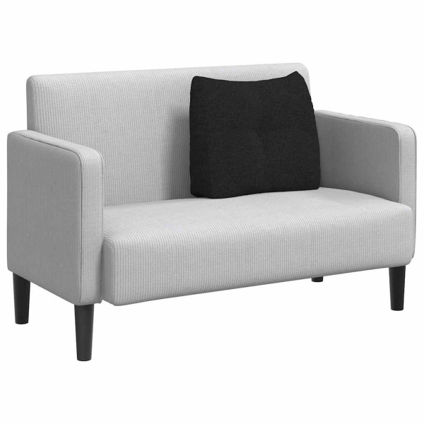 Cojín de Espalda Negro 60 x 24 x 50 cm tela M 3