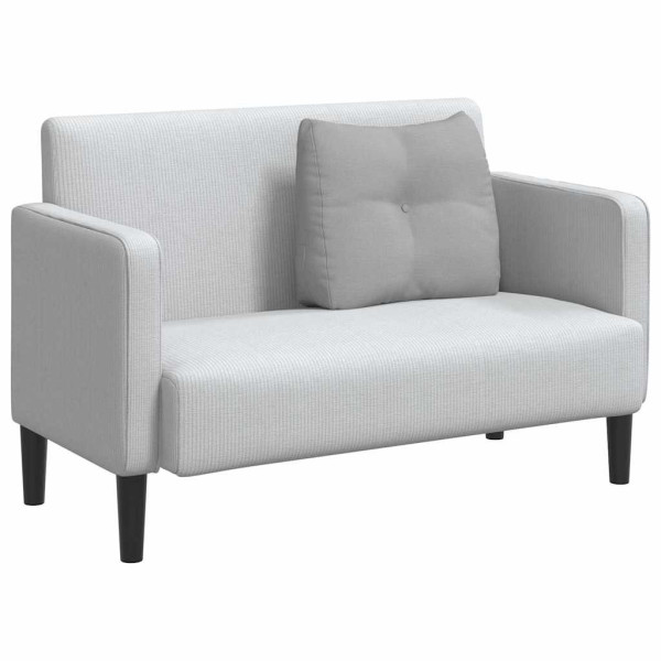 Cojín de Espalda Gris Nube 60 x 24 x 50 cm tela M 3