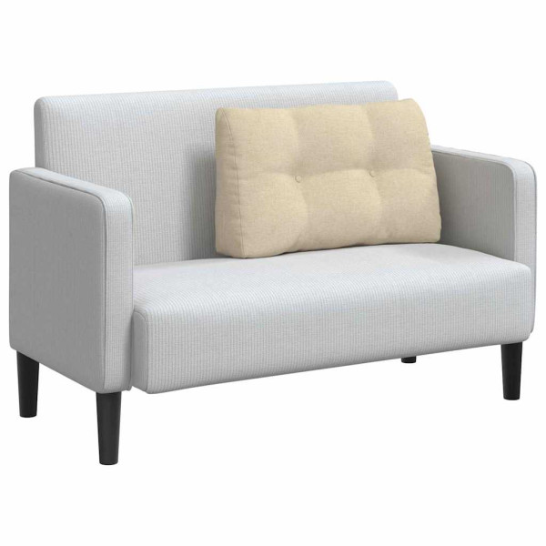 Cojín de Espalda Crema 80 x 24 x 50 cm tela M 3