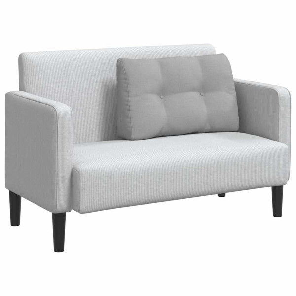 Cojín de Espalda Gris Nube 80 x 24 x 50 cm tela M 3