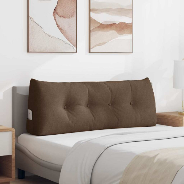 Cojín de Espalda Marrón 120 x 24 x 50 cm tela D