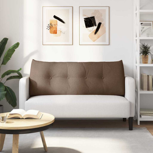 Cojín de Espalda Marrón 120 x 24 x 50 cm tela M 4