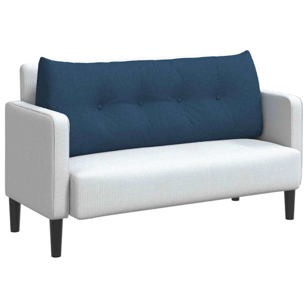 Cojín de Espalda Azul 120 x 24 x 50 cm tela M 3