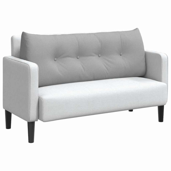 Cojín de Espalda Gris Nube 120 x 24 x 50 cm tela M 3