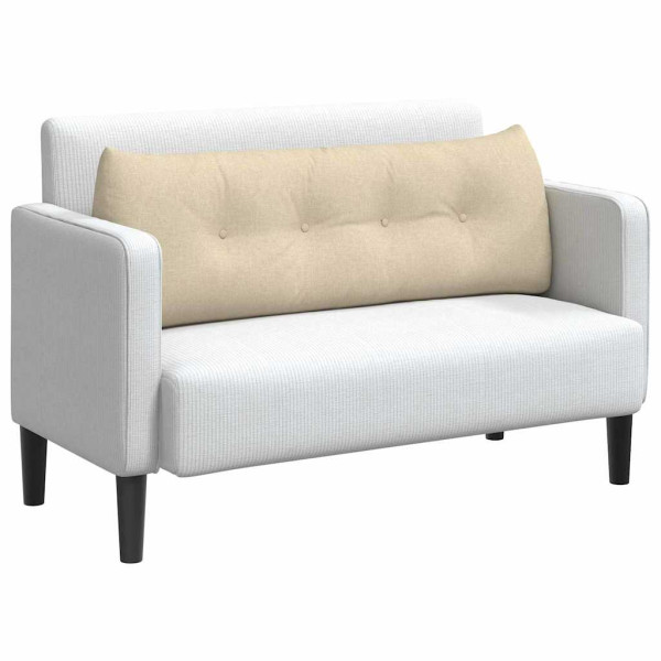 Cojín de Espalda Crema 140 x 24 x 50 cm tela M 3