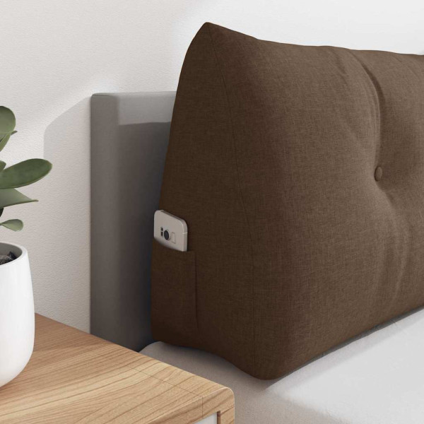 Cojín de Espalda Marrón 180 x 24 x 50 cm tela M 5