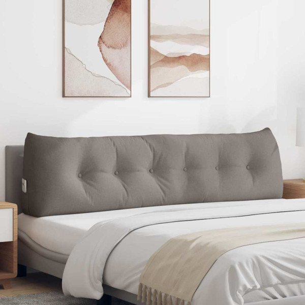 Cojín de Espalda Taupé 180 x 24 x 50 cm tela D