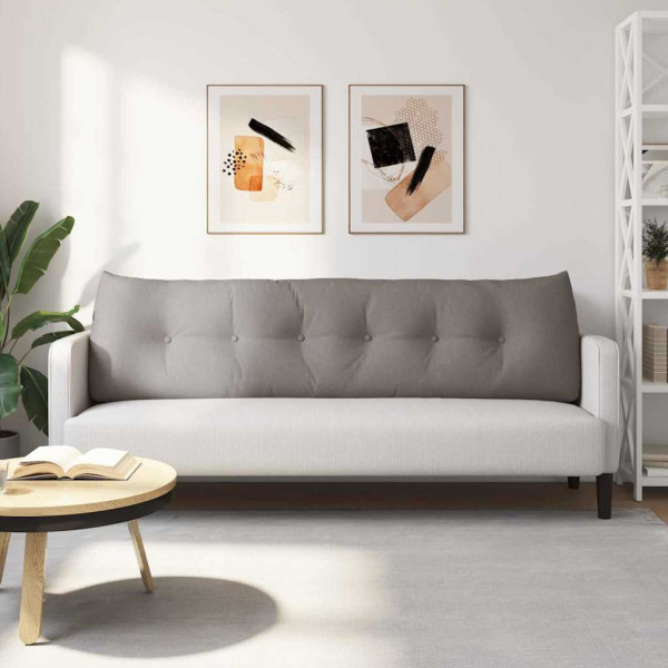 Cojín de Espalda Taupé 180 x 24 x 50 cm tela M 4