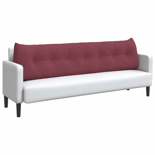 Cojín de Espalda Rojo vino 200 x 24 x 50 cm tela M 3