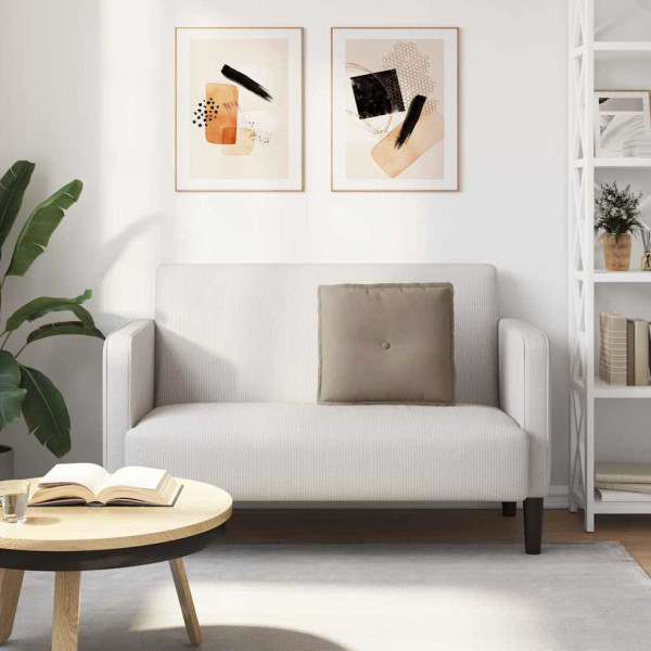 Cojín de Espalda Taupé 50 x 45 cm Tela de microfibra M 4