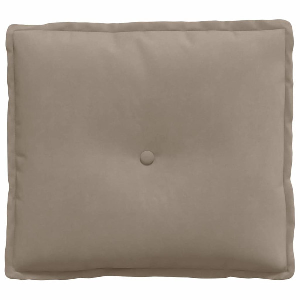 Cojín de Espalda Taupé 50 x 45 cm Tela de microfibra M 5