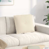 Cojín de Espalda Beige 50 x 45 cm Tela de microfibra 1