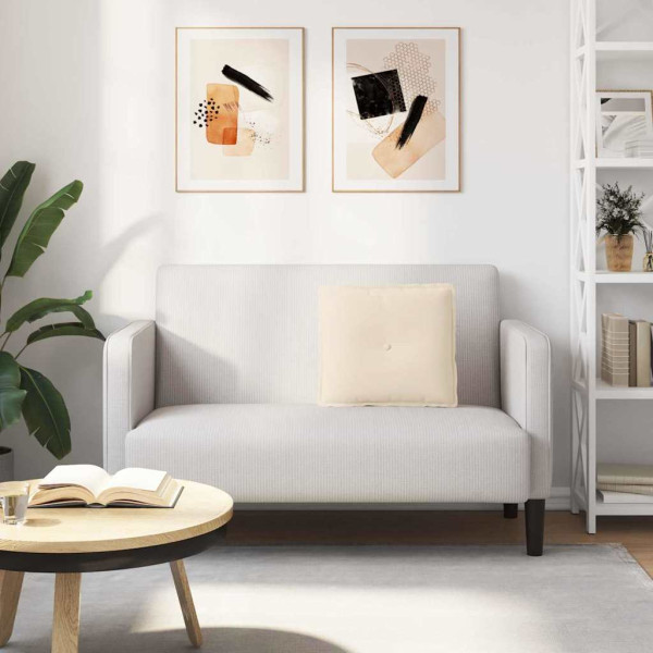 Cojín de Espalda Beige 50 x 45 cm Tela de microfibra M 4