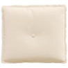 Cojín de Espalda Beige 50 x 45 cm Tela de microfibra 5