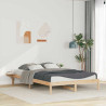 Estructura de Cama con Mesitas Natural 140 x 220 cm 1