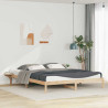 Estructura de Cama con Mesitas Natural 200 x 220 cm 1