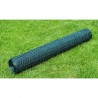 Alambrada galvanizada con revestimiento de PVC verde 25x0.5 m 1