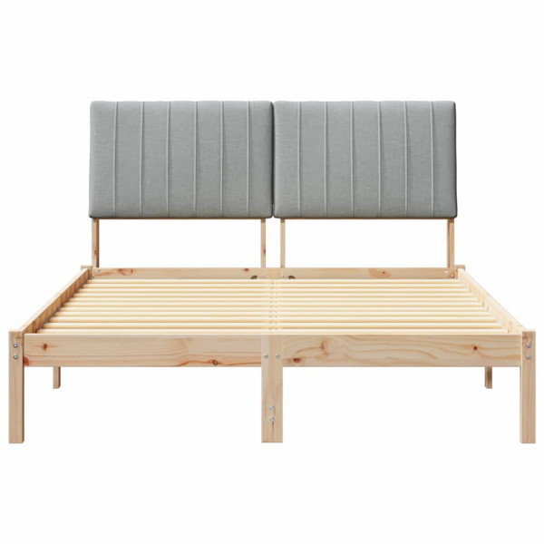 Estructura de cama Marrón 135 x 190 cm Madera de pino macizo M 5