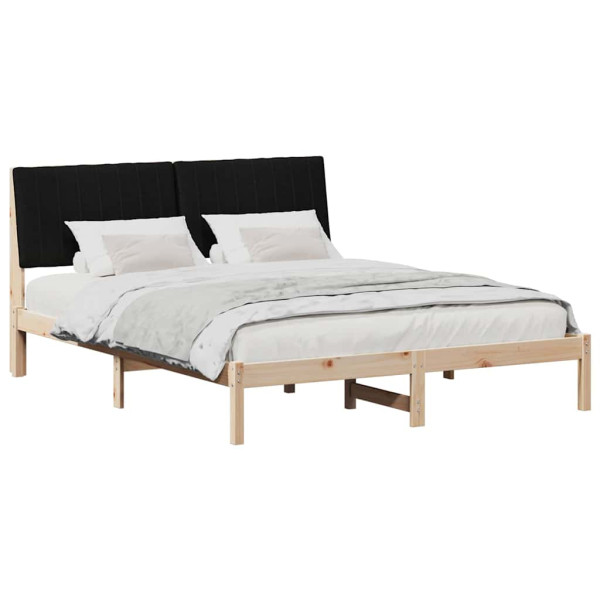 Estructura de cama Marrón 135 x 190 cm Madera de pino macizo M 3