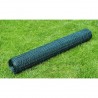 Alambrada galvanizada con revestimiento de PVC verde 25x0.5 m 1