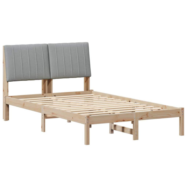 Estructura de cama Marrón 120 x 190 cm Madera de pino macizo M 2