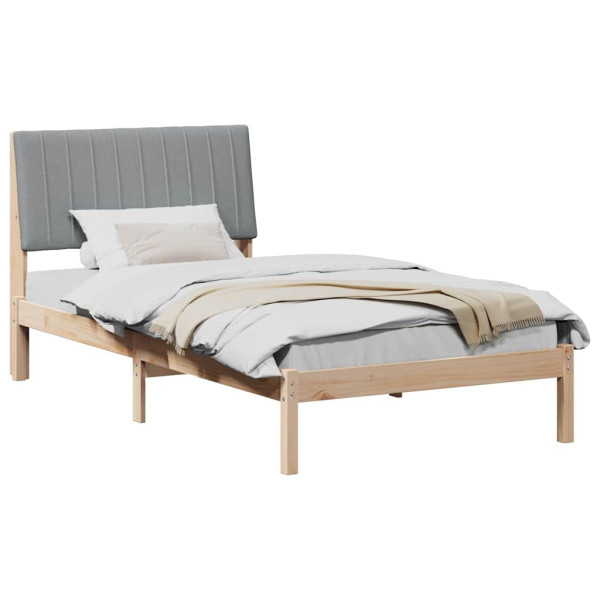 Estructura de cama Marrón 100 x 200 cm Madera de pino macizo M 3
