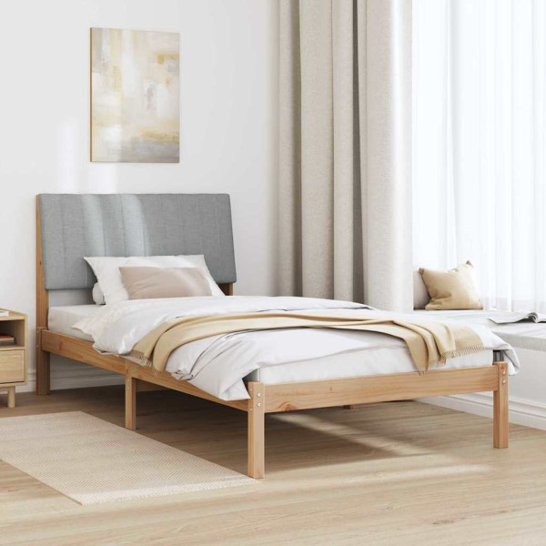 Estructura de cama Marrón 100 x 200 cm Madera de pino macizo M 4