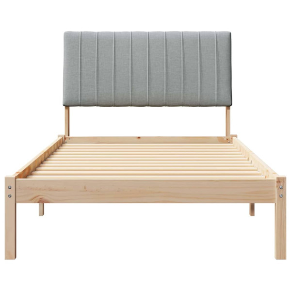 Estructura de cama Marrón 100 x 200 cm Madera de pino macizo M 5