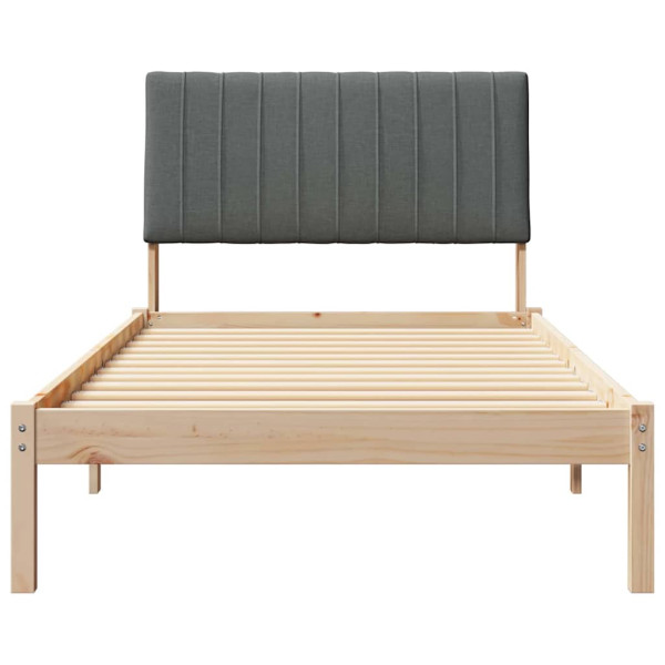 Estructura de cama Marrón 100 x 200 cm Madera de pino macizo M 5